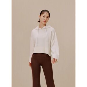 Neiwai Ballet Knitted Wool Hoodie in Seasalt‎ Size Medium New with Tags